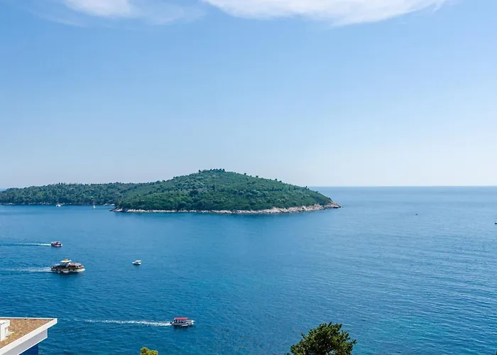 Lazarin - Two Bedroom With Balcony And Sea View 1 Veliki Lägenhet Dubrovnik