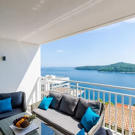 Lazarin - Two Bedroom With Balcony And Sea View 1 Veliki * Дубровник