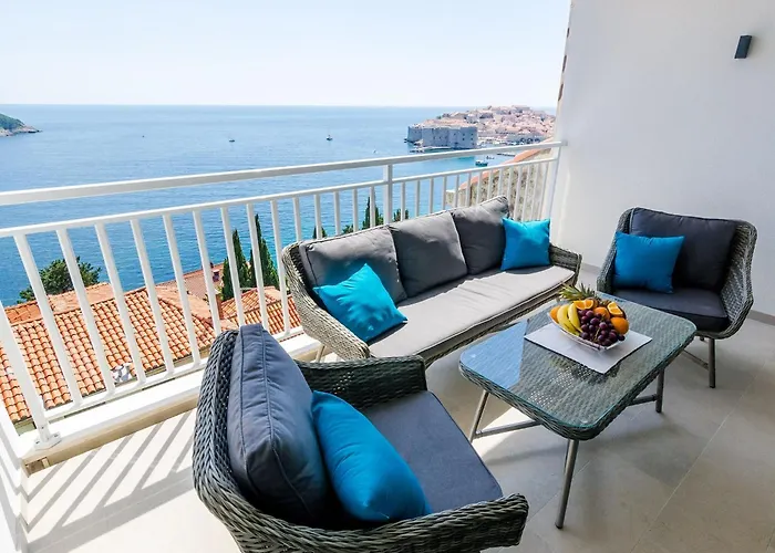 Lazarin - Two Bedroom With Balcony And Sea View 1 Veliki Апартаменты Дубровник