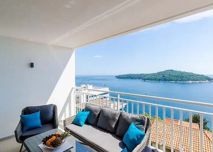 Lazarin - Two Bedroom With Balcony And Sea View 1 Veliki * Дубровник